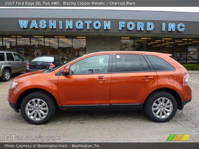 2007 Ford Edge SEL Plus AWD in Blazing Copper Metallic