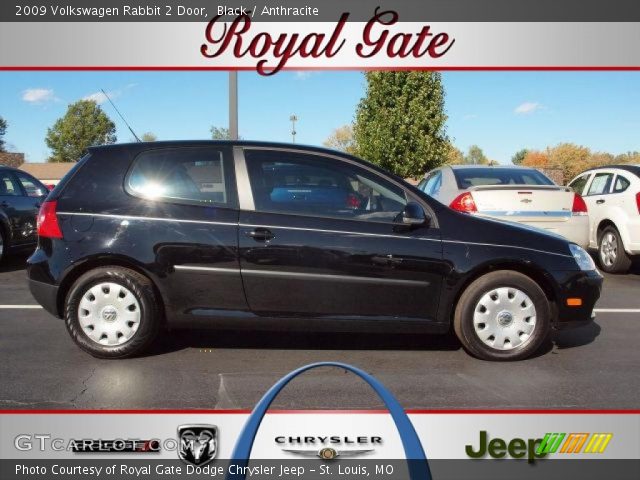 2009 Volkswagen Rabbit 2 Door in Black