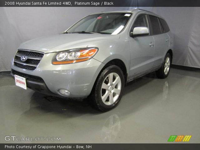 2008 Hyundai Santa Fe Limited 4WD in Platinum Sage