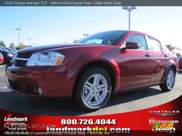 2010 Dodge Avenger R/T in Inferno Red Crystal Pearl