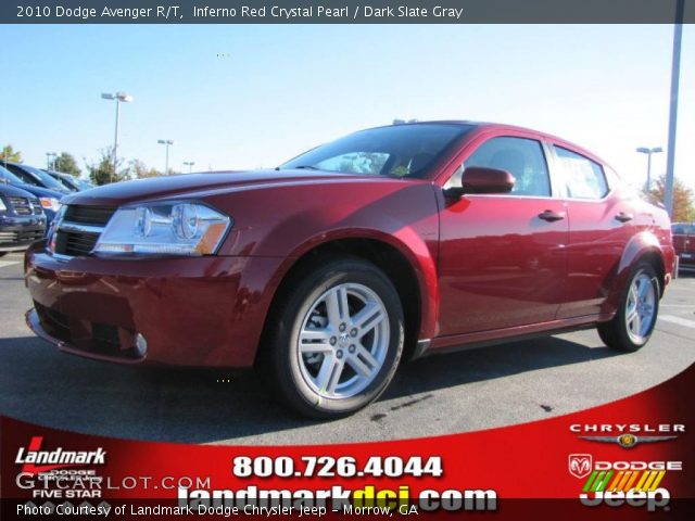 2010 Dodge Avenger R/T in Inferno Red Crystal Pearl