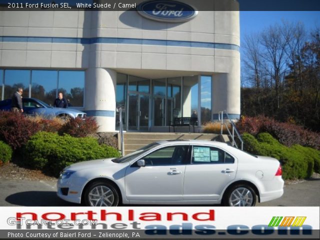2011 Ford Fusion SEL in White Suede