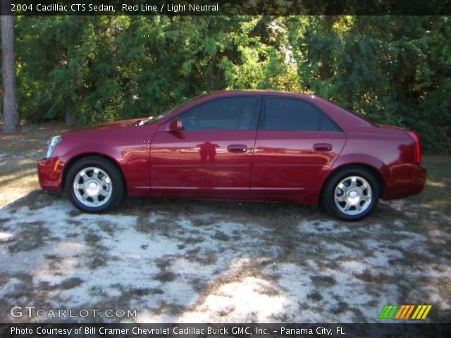 2004 Cadillac CTS Sedan in Red Line