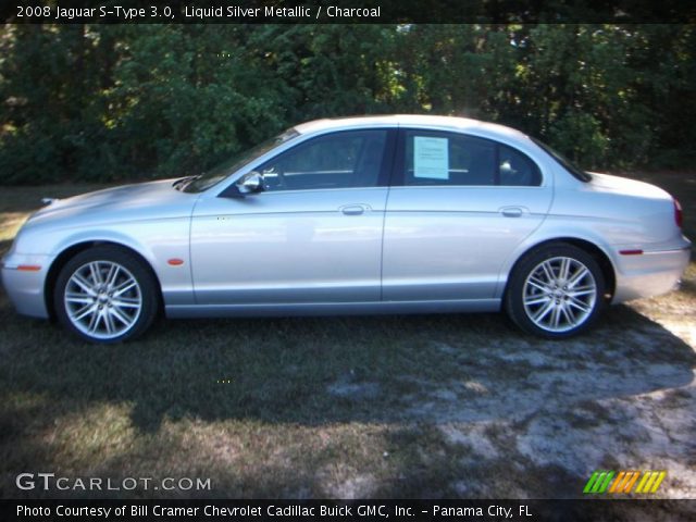 2008 Jaguar S-Type 3.0 in Liquid Silver Metallic
