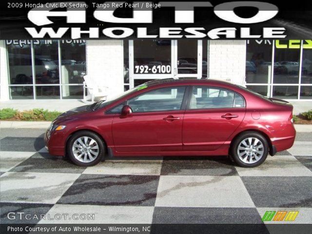 2009 Honda Civic EX Sedan in Tango Red Pearl
