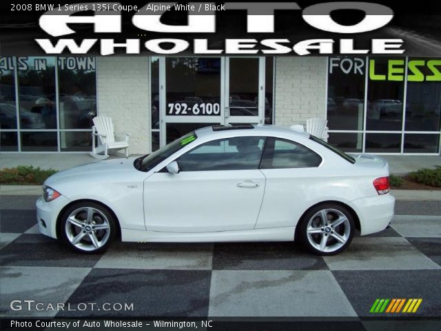 2008 BMW 1 Series 135i Coupe in Alpine White