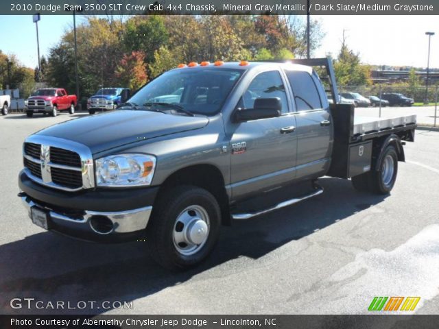2010 Dodge Ram 3500 SLT Crew Cab 4x4 Chassis in Mineral Gray Metallic