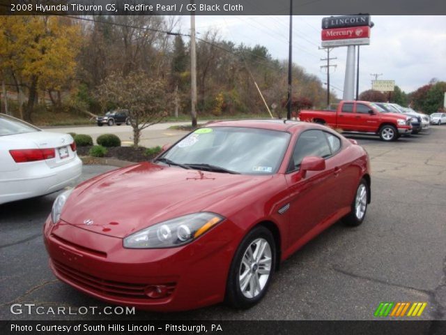 2008 Hyundai Tiburon GS in Redfire Pearl