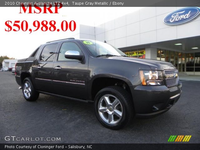 2010 Chevrolet Avalanche LTZ 4x4 in Taupe Gray Metallic