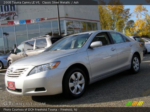 2008 Toyota Camry LE V6 in Classic Silver Metallic