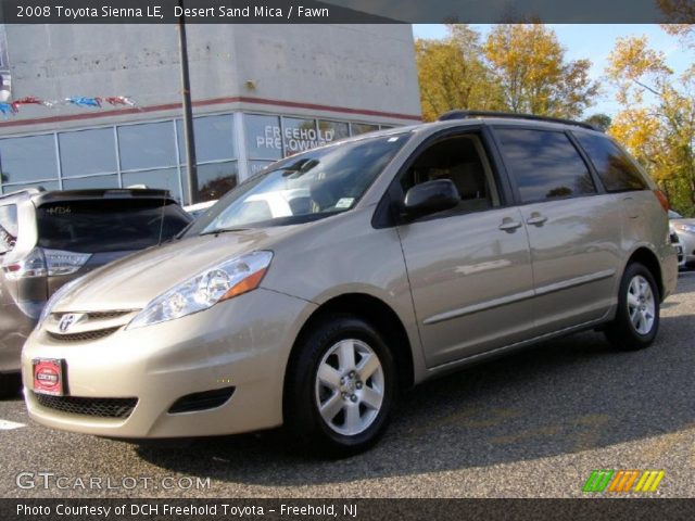 2008 Toyota Sienna LE in Desert Sand Mica