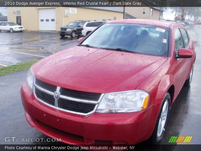 2010 Dodge Avenger Express in Inferno Red Crystal Pearl