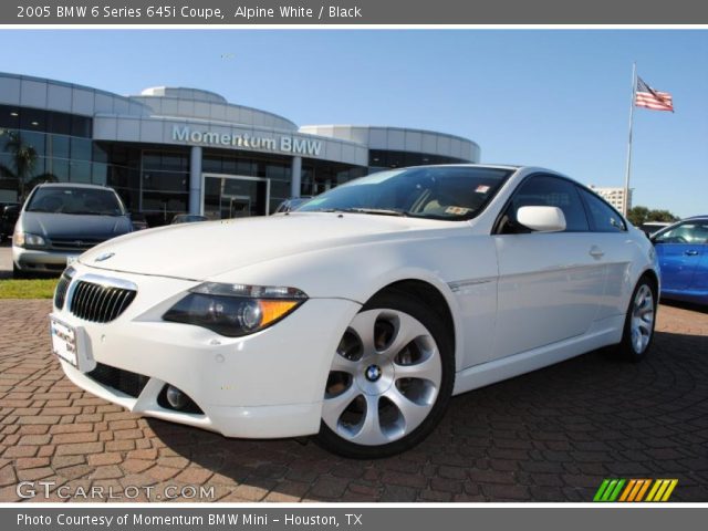 2005 BMW 6 Series 645i Coupe in Alpine White