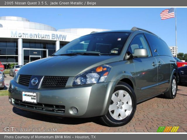 2005 Nissan Quest 3.5 S in Jade Green Metallic