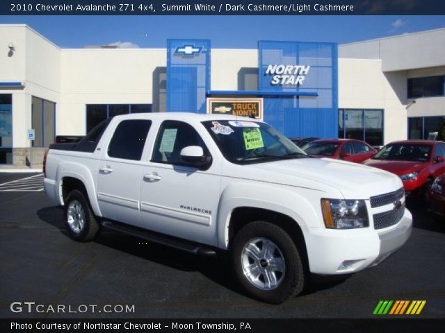 2010 Chevrolet Avalanche Z71 4x4 in Summit White