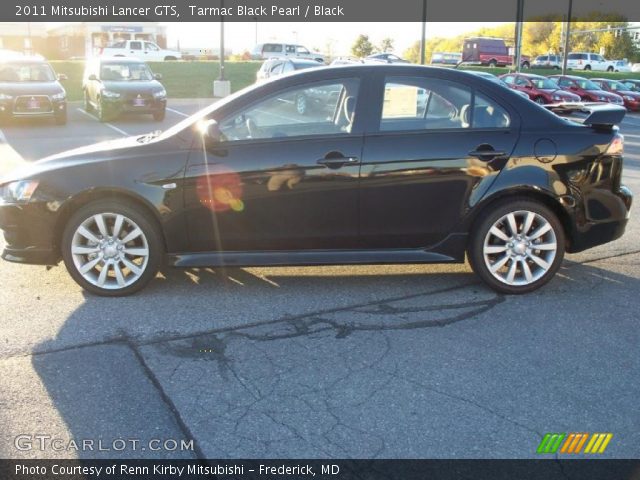 2011 Mitsubishi Lancer GTS in Tarmac Black Pearl