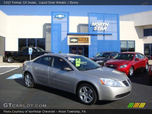 2007 Pontiac G6 Sedan in Liquid Silver Metallic