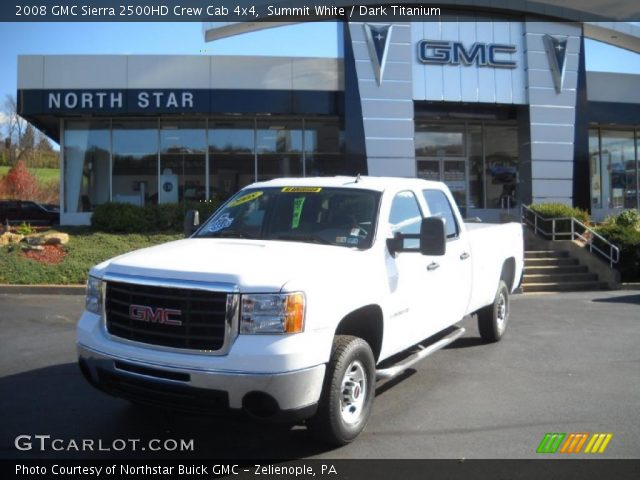 2008 GMC Sierra 2500HD Crew Cab 4x4 in Summit White