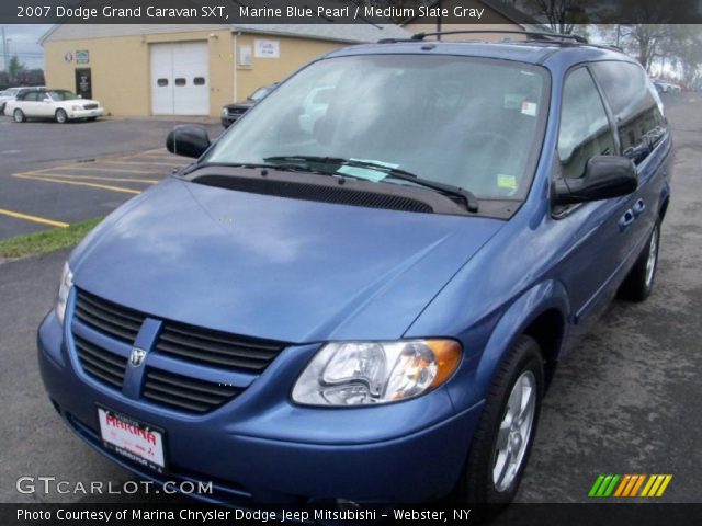 2007 Dodge Grand Caravan SXT in Marine Blue Pearl