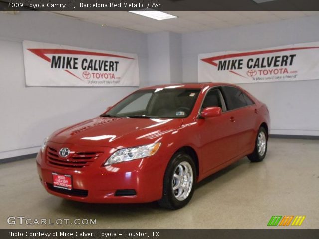 2009 Toyota Camry LE in Barcelona Red Metallic