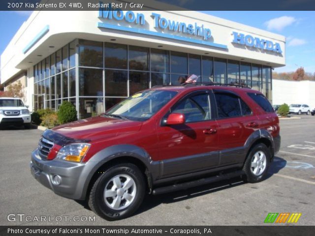 2007 Kia Sorento EX 4WD in Radiant Red