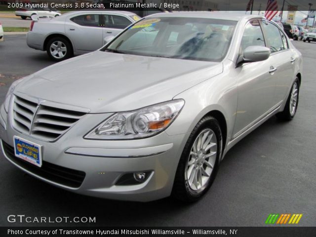 2009 Hyundai Genesis 3.8 Sedan in Platinum Metallic