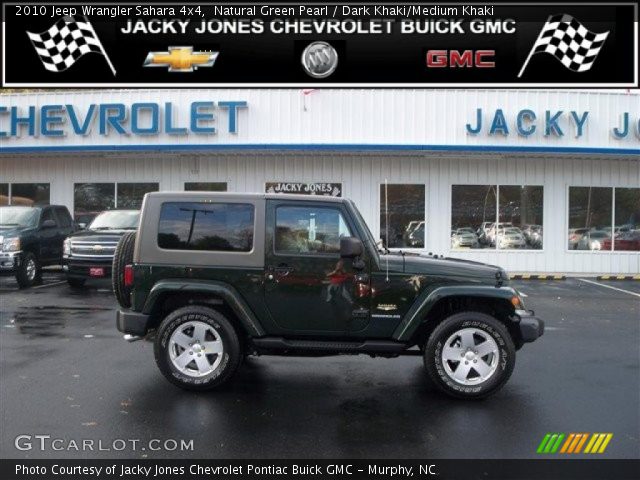 2010 Jeep Wrangler Sahara 4x4 in Natural Green Pearl