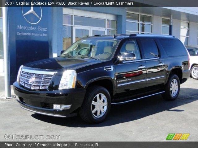 2007 Cadillac Escalade ESV AWD in Black Raven