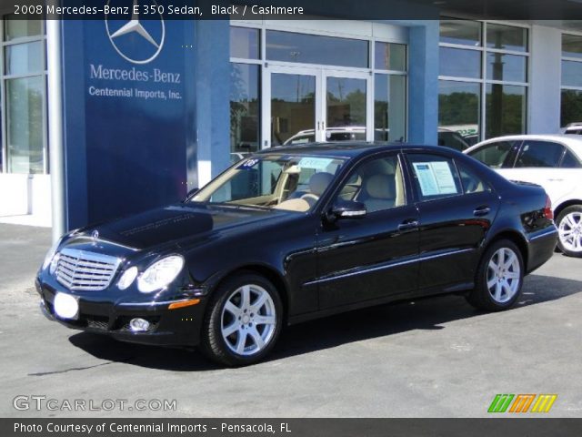 2008 Mercedes-Benz E 350 Sedan in Black