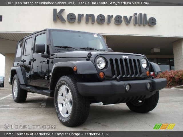 2007 Jeep Wrangler Unlimited Sahara 4x4 in Black