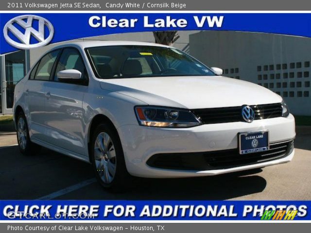2011 Volkswagen Jetta SE Sedan in Candy White
