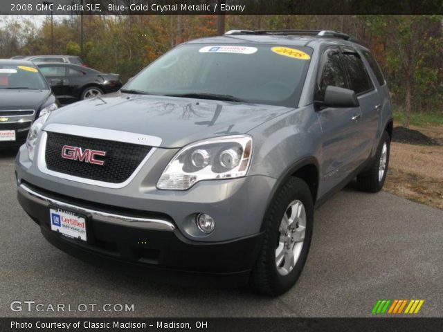 2008 GMC Acadia SLE in Blue-Gold Crystal Metallic