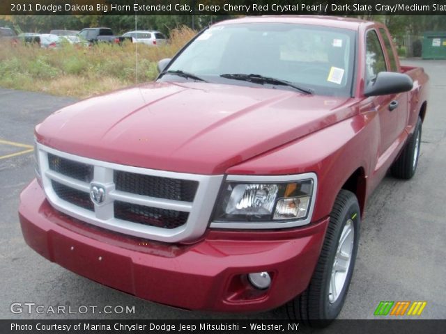 2011 Dodge Dakota Big Horn Extended Cab in Deep Cherry Red Crystal Pearl