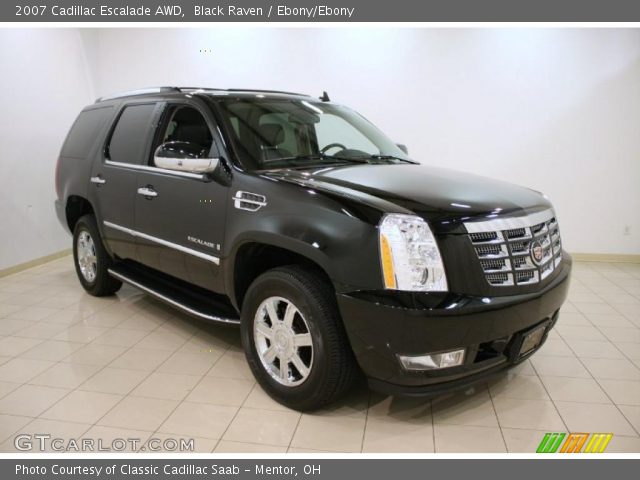 2007 Cadillac Escalade AWD in Black Raven
