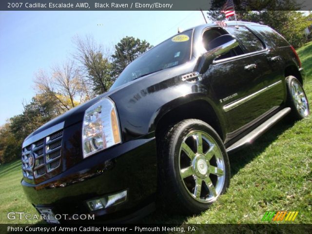 2007 Cadillac Escalade AWD in Black Raven