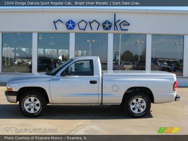 2004 Dodge Dakota Sport Regular Cab in Bright Silver Metallic