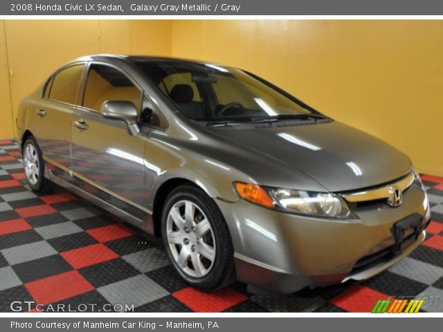 2008 Honda Civic LX Sedan in Galaxy Gray Metallic