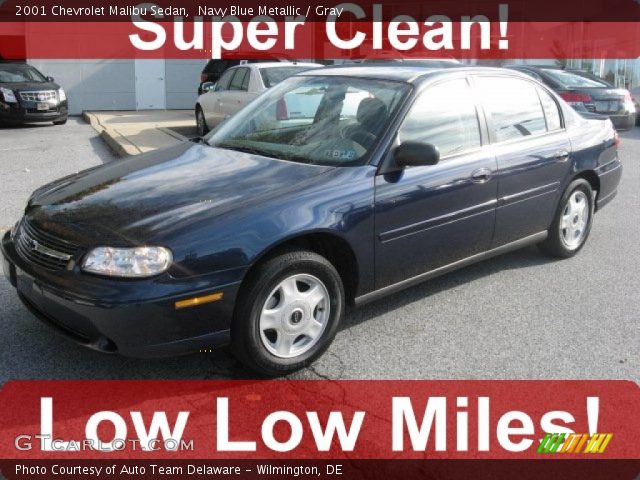 2001 Chevrolet Malibu Sedan in Navy Blue Metallic