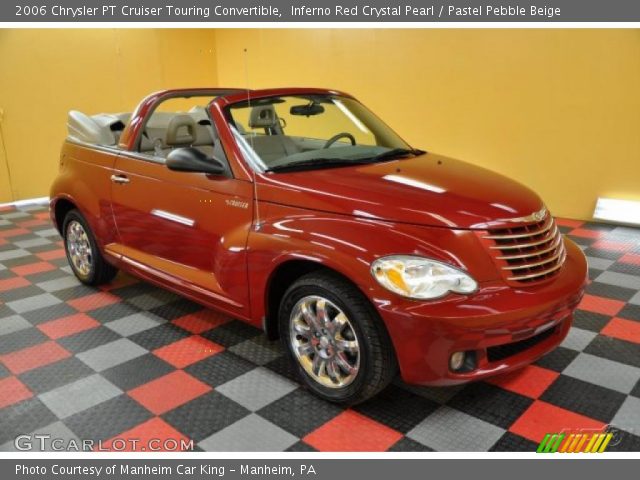 2006 Chrysler PT Cruiser Touring Convertible in Inferno Red Crystal Pearl