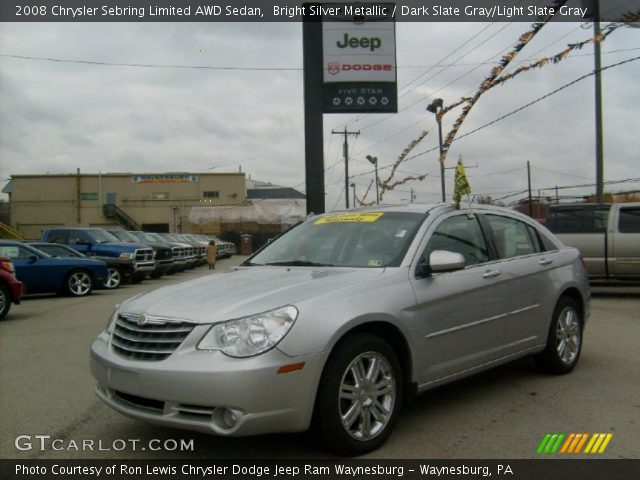2008 Chrysler Sebring Limited AWD Sedan in Bright Silver Metallic