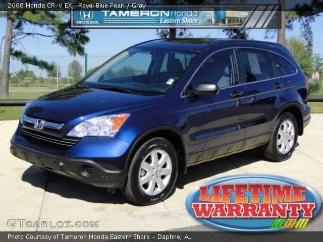 2008 Honda CR-V EX in Royal Blue Pearl