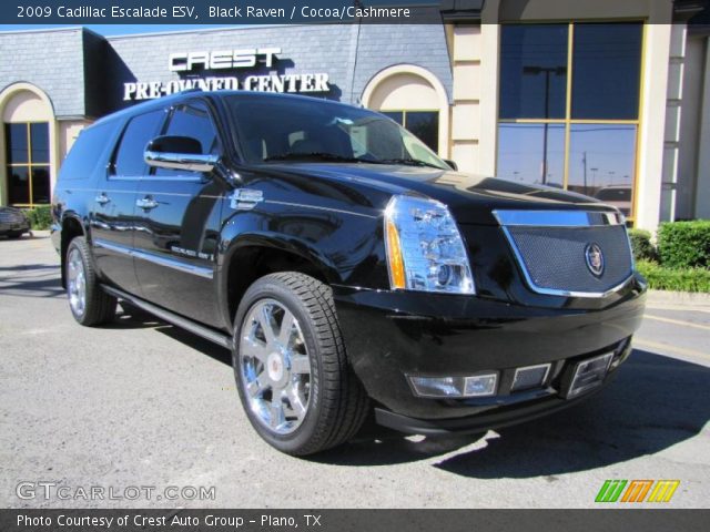 2009 Cadillac Escalade ESV in Black Raven