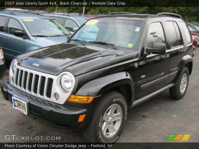 2007 Jeep Liberty Sport 4x4 in Black Clearcoat