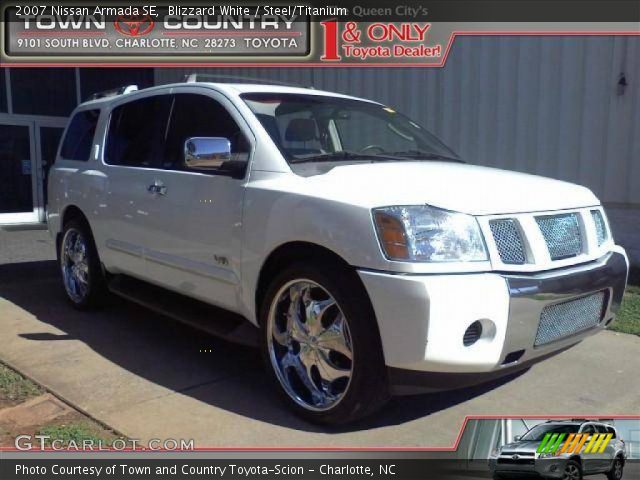 2007 Nissan Armada SE in Blizzard White