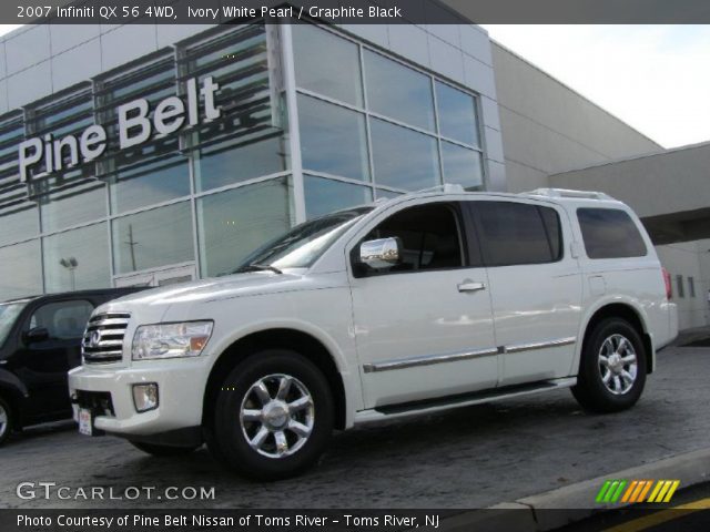2007 Infiniti QX 56 4WD in Ivory White Pearl