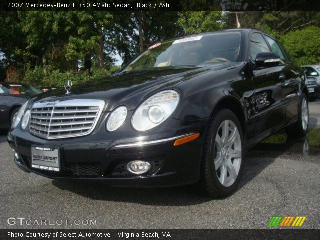 2007 Mercedes-Benz E 350 4Matic Sedan in Black