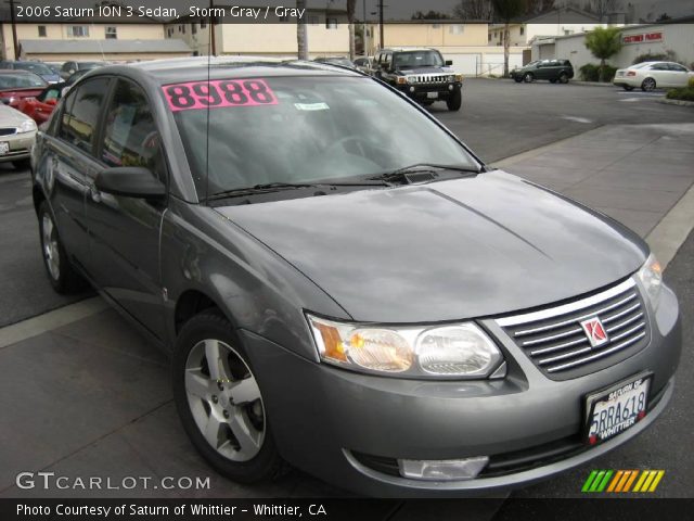 2006 Saturn ION 3 Sedan in Storm Gray