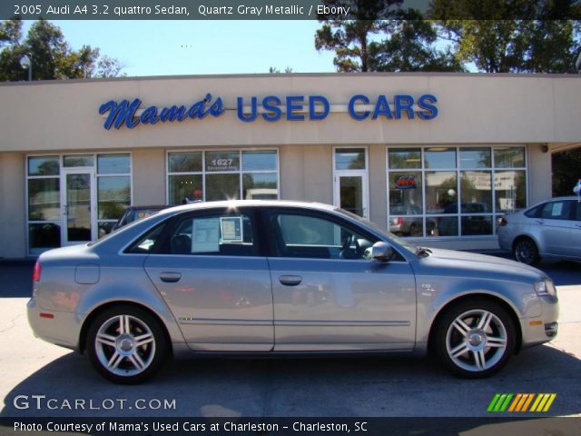 2005 Audi A4 3.2 quattro Sedan in Quartz Gray Metallic