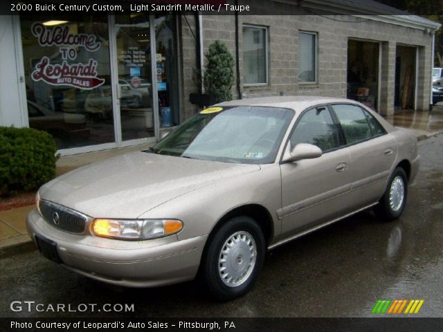 2000 Buick Century Custom in Light Sandrift Metallic