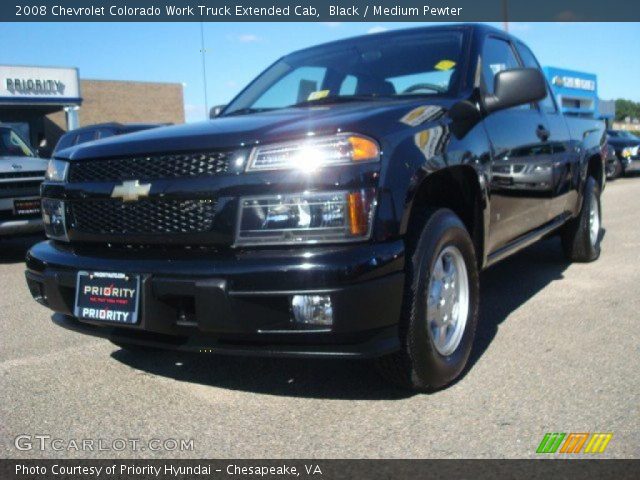 2008 Chevrolet Colorado Work Truck Extended Cab in Black
